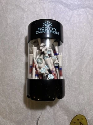 Scotty Cameron Circle T Red White & Blue Striped Golf Tees