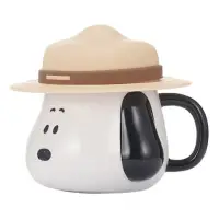 在飛比找momo購物網優惠-【SNOOPY 史努比】草帽陶瓷馬克杯 500ml(造型馬克