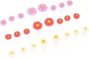FOMIYES Nail Salon Flower Toe Separators 24pcs Silicone Toe Separators Daisy Design