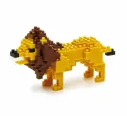 nanoblock Lion - 150 Pieces Nano / Micro-Sized Building Blocks NBC 057