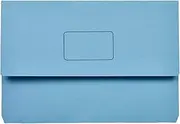Marbig Slimpick Foolscap Document Wallet Blue