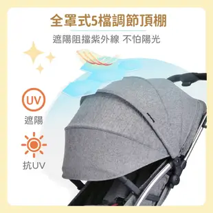 【買一送八】Youbi 全罩高景觀輕量秒收嬰兒推車 可登機 商檢合格 免運 嬰兒手推車 寶寶推車 (8.4折)