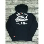 跩狗嚴選 極度乾燥 SUPERDRY HS HOODIE 復古裂紋LOGO 帽T 連帽 深藍 高速衝擊 翅膀