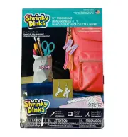 Shrinky Dinks 21 Piece DIY Monograms Color Bake & Assemble Craft Age 6 Up