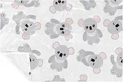 Ultra Soft Microplush Velvet Blankets Funny Cute Koala Cozy Bed Couch Sofa Blanket,All Season Premium Throw Blanket 40" x 60"