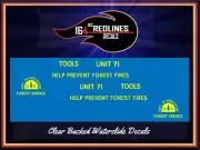 1/64 Redline "Forest Service Truck" Replica Decal SCR-0528