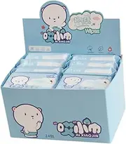 24 Pieces Mini Wet Wipe Portable Wet Tissue Cleaning Wipe Travel Wipe Facial Wipe for Dating Shopping Daily Use Men