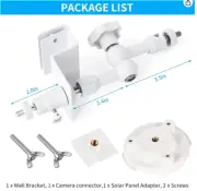 Wochel Weatherproof Gutter Mount for Google Nest Cam (Battery) (White)