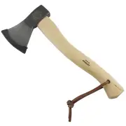 Prandi German Style Hatchet Axe with Hickory Wood Handle 14" Carbon Steel Italy