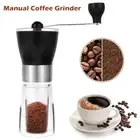 Manual Coffee Grinder with Ceramic Burrs Hand Coffee Mill Portable Coffee camtu