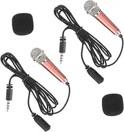 Kisangel and Girls Microphone Toy Microphone for Podcasting Gaming Singing Portable Mini Phone