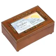 Love You in Every Way Woodgrain Embossed Jewelry Music Box Plays You are My S...