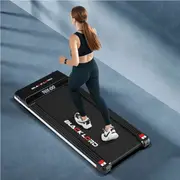 BLACK LORD Treadmill Electric Walking Pad Steel Frame Under Desk Gym 410mm Black