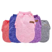 M Size Cute Pet Dog Warm Jumper Sweater Clothes Cat Knitted Coat Winter