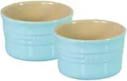 Chasseur La Cuisson Ramekin 2 Piece Set, 9.5 x 5.6 cm /250 ml, Duck Egg Blue