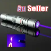High Power Blue Purple Laser Pointer Burning Light Beam Pen Battery Charger 1mW