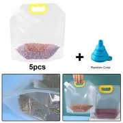 5X Cereal Grain Moisture-proof Waterproof Sealed Transparent Grain Storage Bag
