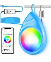 LED Pool Light Above Ground Pools W/ Smart App Control 10W RGB Submersible NIB