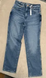 Wrangler Wild West 603 Straight Leg High Rise Jean Women’s 24 CoolMax NWT