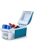 8.5 L Blue Mini Fridge/Portable Car Cooler, Compact Insulin Medical Freezer, Hot and Cold, Suitable for Party/Festival 12v/220v