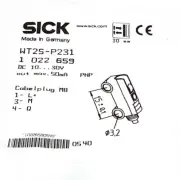 SICK WT2S-P231 Photoelectric Proximity Sensor ,PNP,NewKd