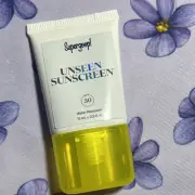 Supergoop Unseen Sunscreen SPF 30 Primer .5 oz 15 ml Mini EXP 3/2025 Free Ship