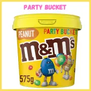 M&M's Peanut Chocolate Snack & Share Party Bucket 575 G