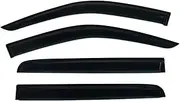 FUWKAIZS Door Visor Weather Shield Compatible for Mitsubishi Triton L200 2023 2024 Side Window Visor Windshield Double Cab car Accessories