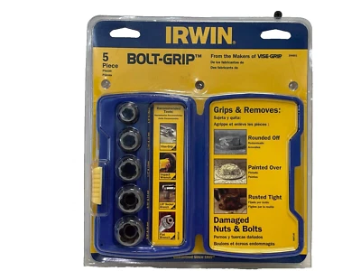 Irwin 394001 Bolt-Grip Bolt Extractor 5pc. Base Set