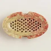 Soapstone Hand Carved Soap Dish Polished and Shiny - Marble Dish Holder Beautifully Crafted Bathroom Accessories Handicraft Decor Hand Carving Soap Holder | Soap Tray | Soap Case (Style 7)