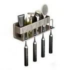 27cm Rack Kitchen Shower Shelf Organiser Storage Bathroom Caddy Self Adhesive