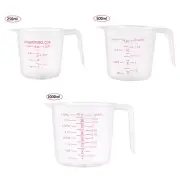 Plastic Measuring Jugs Measuring Cups w/Funnel Spout Handles for Liquid Oil Pour