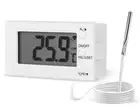 Digital Oven Thermometer W/ Probe -58F to 572F, Alarm, LCD, White