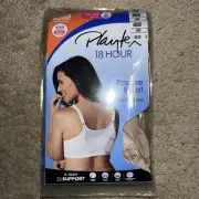 Playtex 18 Hour Wirefree Bra Posture Boost PowerSupport Side Back Smoothing E525