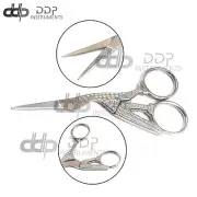 Silver Stork Embroidery Scissors And Cross Stitch Sewing Bird Small Tool Scissor