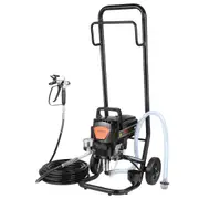 Stand Airless Paint Sprayer, 950W 3000PSI High Efficiency Electric Airless Sprayer With Cart, Fine And Even Painting Effect, Paint Sprayers for Home Interior and Exterior Furniture and