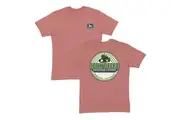 John Deere Mens Unisex Cotton Rouge Graphic Short Sleeve Tee T-Shirt Top Red
