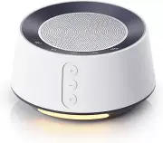 BGOVERSS White Noise Sound Machine with 14 Soothing Sounds and 10 Levels Night L