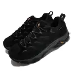 MERRELL 戶外鞋 MOAB 3 GTX 防水 真皮 運動 男鞋 登山 越野 避震 支撐 耐磨 黃金大底 黑 灰 ML036253