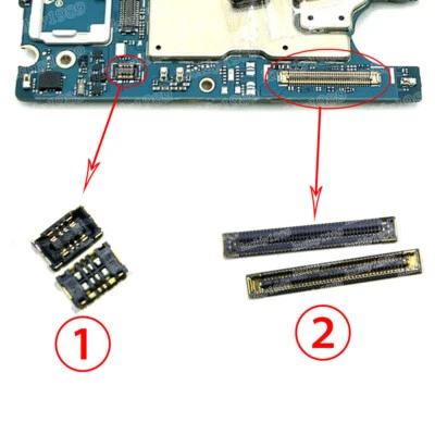 2 X LCD FPC Plug USB board battery plug connector For Samsung A52s 5G A528