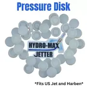 100 QTY Blow Off Pressure Disk Sewer Jetter Pressure Rupture 4000 PSI Blow Plug