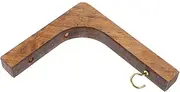 Abaodam Hanging Plant Hook Durable Wooden Wall Bracket for Decor for Lanterns Flower Pots String Lights Easy Installation Rustic Design for Garden Balcony