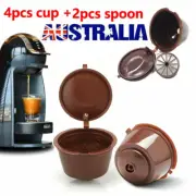Reusable Gusto Filter Pod Coffee Cup Refillable Nescafe For Dolce Capsule New