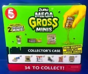 New MEGA GROSS MINIS COLLECTOR'S CASE w 2 EXCLUSIVE Mini Brands ZURU 5 SURPRISE