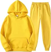 [LOGANZ] Two Piece Sweater Set,Solid Color Long Sleeve Sweatsuit Set for Women | 2 Piece Sets for Women, Sweatsuit Travel Outfit for Sport Training Running