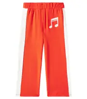 [Mini Rodini] Mini Rodini Note cotton jersey sweatpants Y 10/11 red
