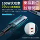 Baseus 倍思 100W Type-C PD3.1 快充線 4K投屏 筆電 蘋果 switch iPad 樂福數位