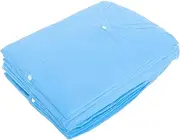 SOLUSTRE 10pcs Disposable Lab Coats Non-woven Protective Suit for Men and Women Breathable and Lightweight with Convenient Buttons for Workplace Environments