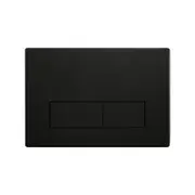Zumi Slim Square Stainless Steel Gun Metal Flush Plate