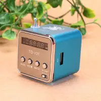 在飛比找蝦皮購物優惠-TD-V26插卡音箱收音機U盤便攜式迷你小音響 隨身聽mp3